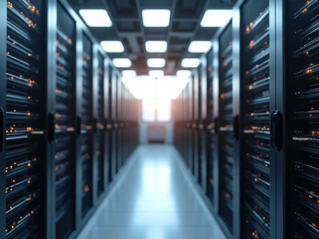 Chandler, AZ A secure corporate server room in Chandler AZ where cybersecurity services Chandler AZ protect sensitive semiconductor and manufacturing data