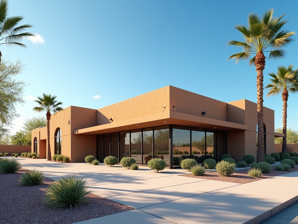 A professional office building in Gilbert Arizona near the Val Vista Lakes area where cybersecurity services Gilbert AZ programs protect healthcare and technology firms