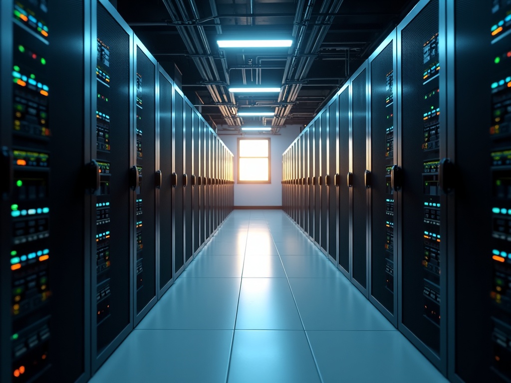 Secure server infrastructure protected by managed cybersecurity services in a Cooley Station area Higley Arizona facility