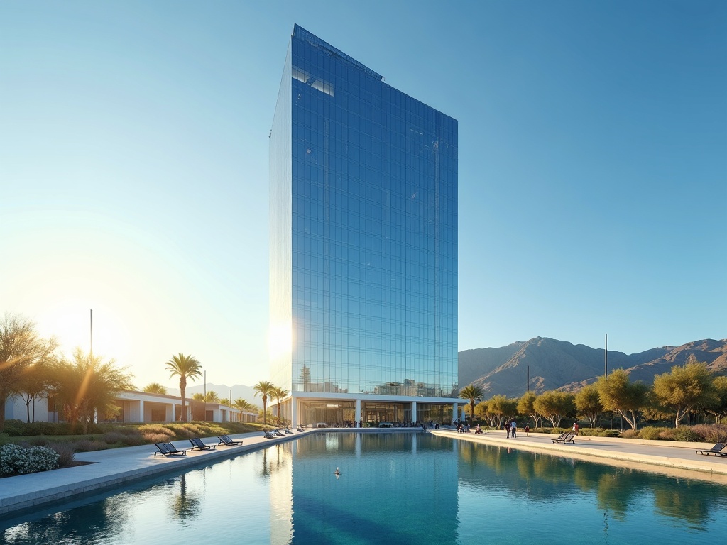 A senior IT security specialist reviewing cybersecurity services infrastructure on a laptop inside a modern Tempe Arizona office building overlooking Tempe Town Lake
