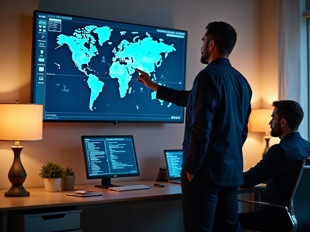 A cybersecurity engineer reviewing network intrusion alerts on monitors — illustrating how to know if your business was hacked before damage spreads