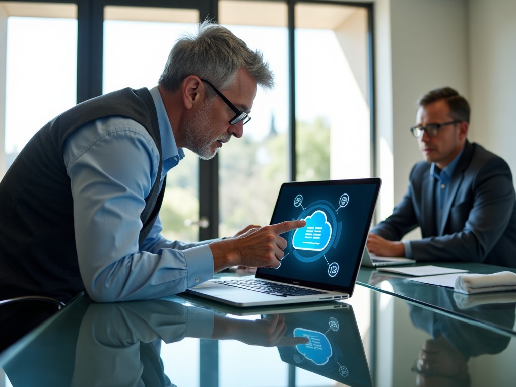 Shadow IT Is Quietly Undermining Your Security — Here's How to Get It Under Control A cybersecurity architect reviewing network activity dashboards to identify shadow it risks for businesses in a Scottsdale business office