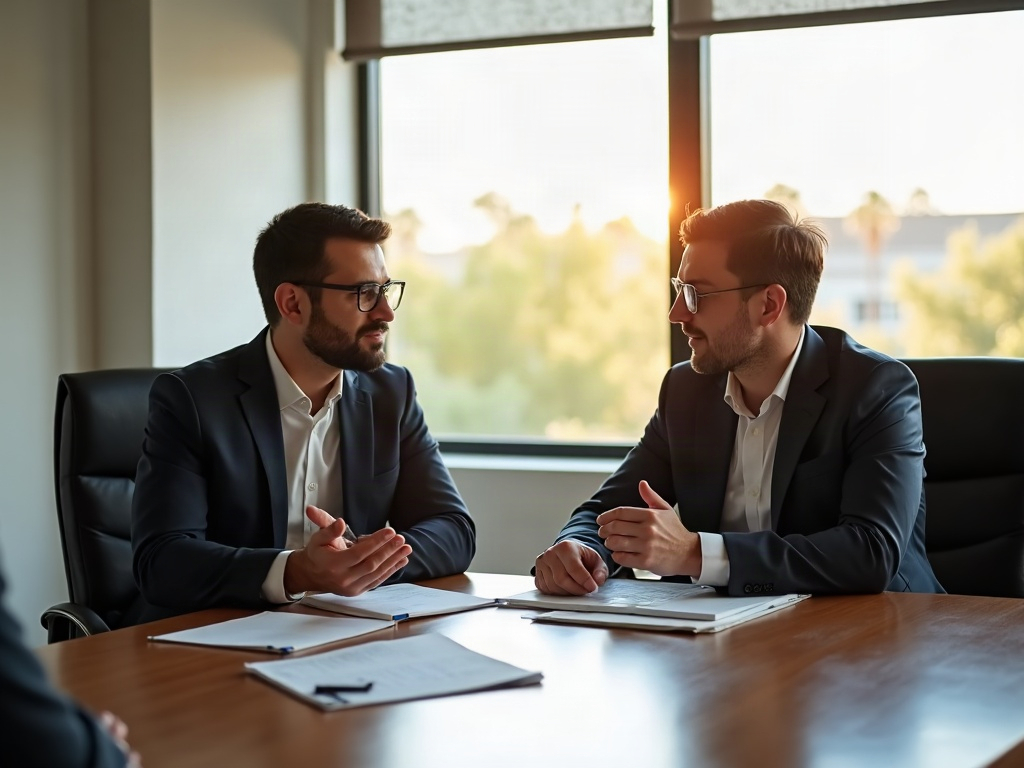 What Cybersecurity Services Actually Cost for Mid-Market Companies in Arizona A senior cybersecurity architect reviewing network diagrams in a Scottsdale office, illustrating expert-level cybersecurity pricing for mid-market companies